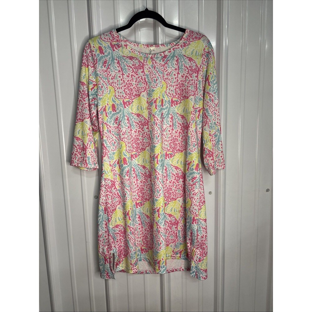 Lulu-B Ladies 3/4 Sleeve Knee Length Dress Size Medium EUC